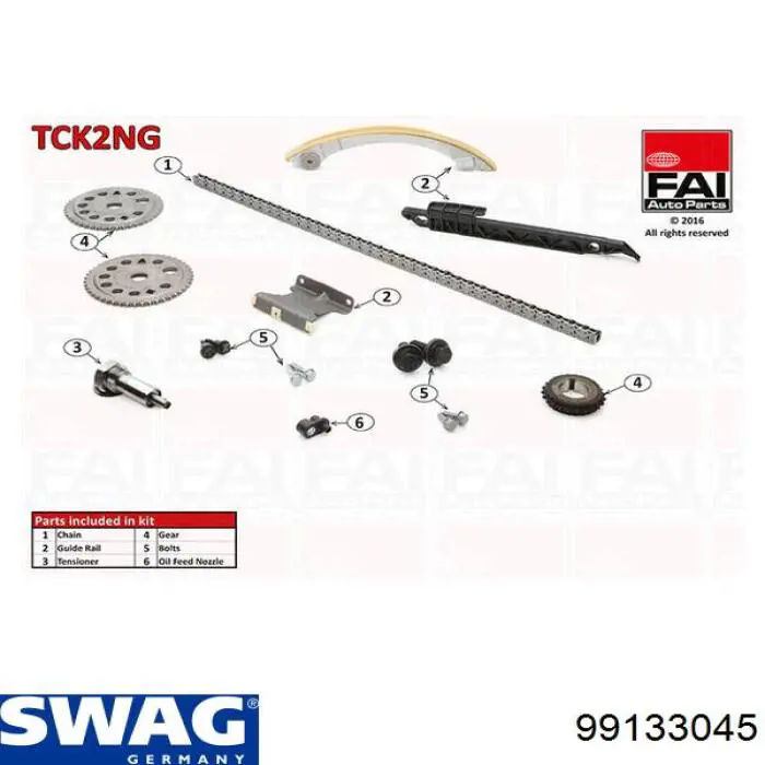 99133045 Swag kit de cadenas de distribución