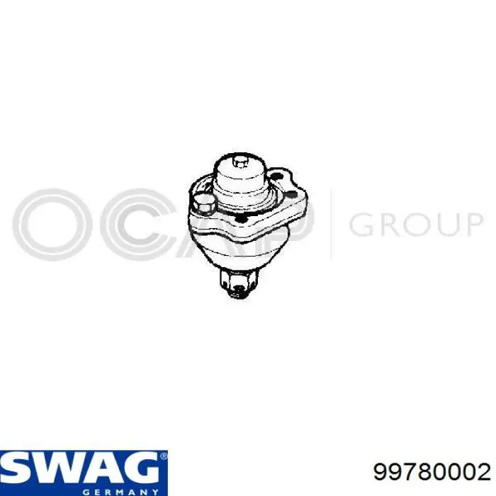 Rótula de suspensión superior Swag 99780002