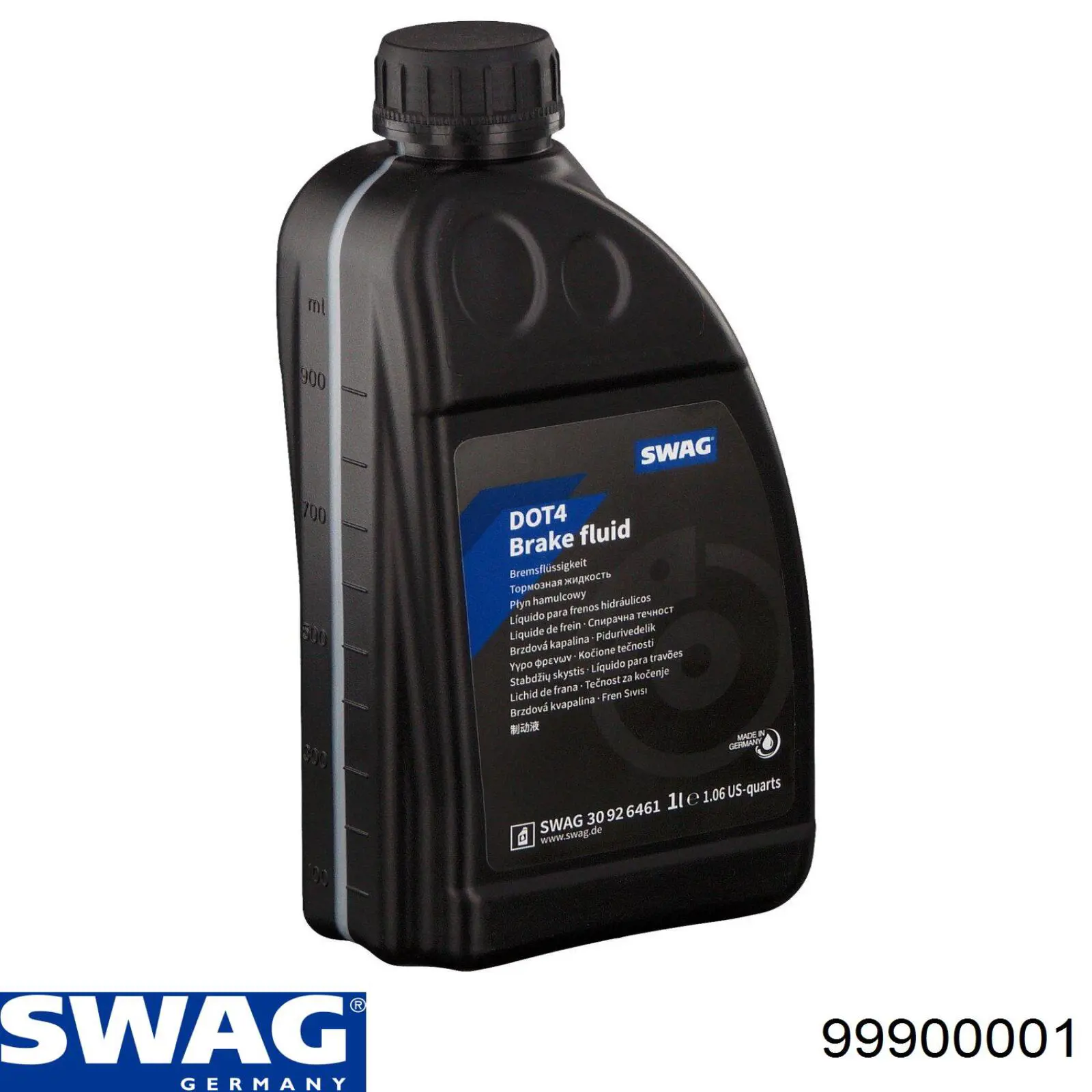 Líquido de freno Swag 0.25 L DOT 4 (99900001)