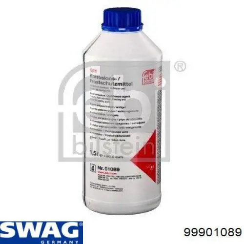 Líquido anticongelante Swag ANTIFREEZE -35°C 1.5L Синий (99901089)