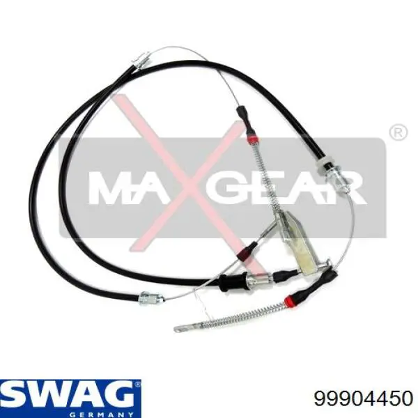 99904450 Swag cable de freno de mano trasero derecho/izquierdo