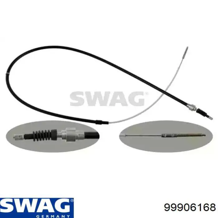 99906168 Swag cable de freno de mano trasero derecho/izquierdo