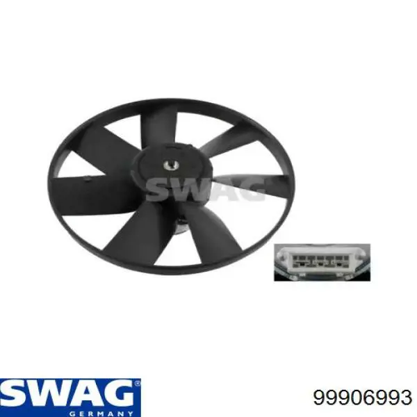 Ventilador del motor 99906993 Swag