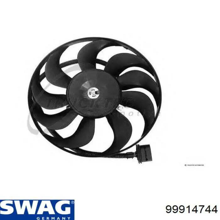 99914744 Swag ventilador (rodete +motor refrigeración del motor con electromotor derecho)