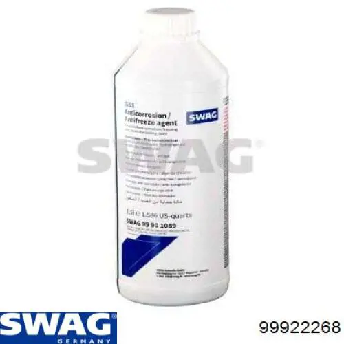 Líquido anticongelante Swag ANTIFREEZE -35°C 5L (99922268)