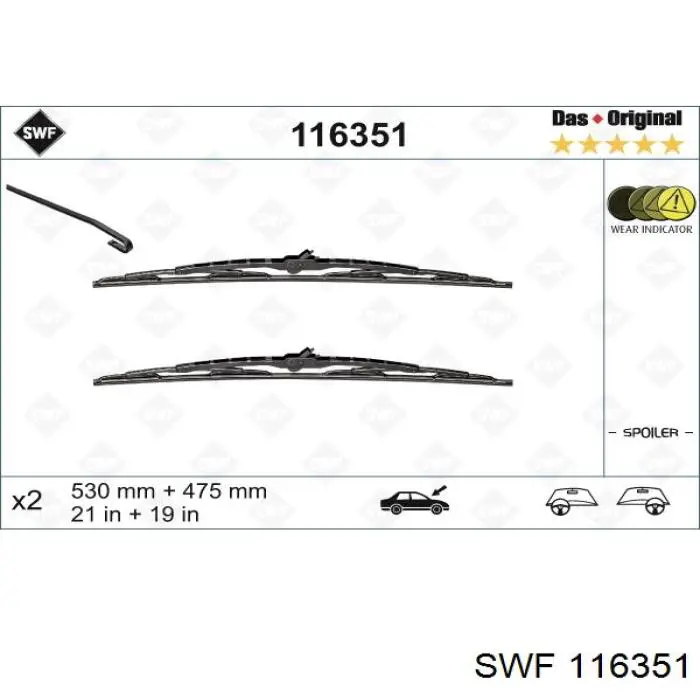 116351 SWF limpiaparabrisas