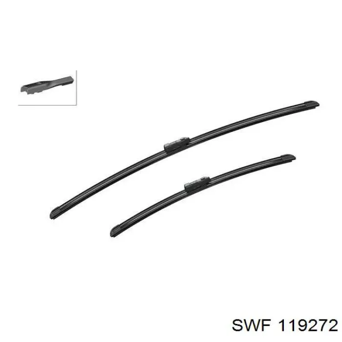 119272 SWF Escobillas Limpiaparabrisas delanteras