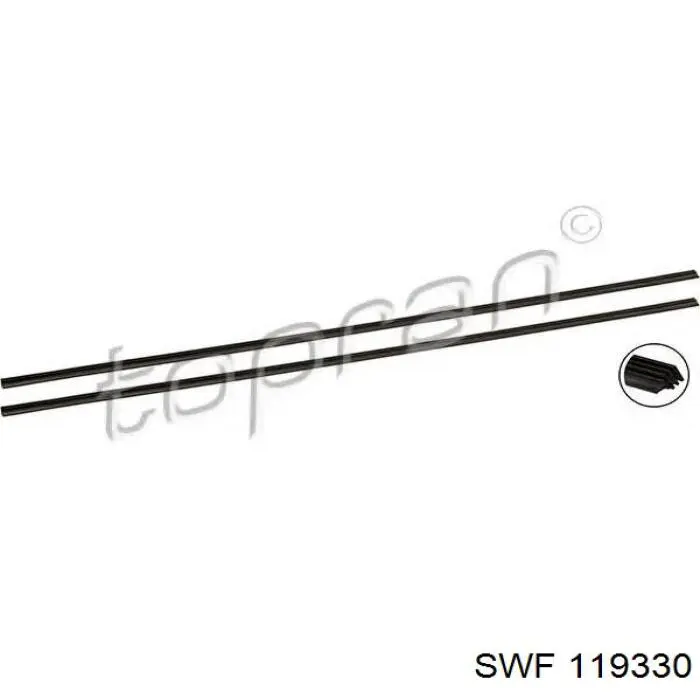 Escobillas delanteras SWF 119330 precio, desde 21,34 EUR