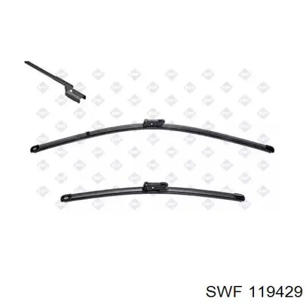 Escobillas de limpiaparabrisas delanteras SWF 119429