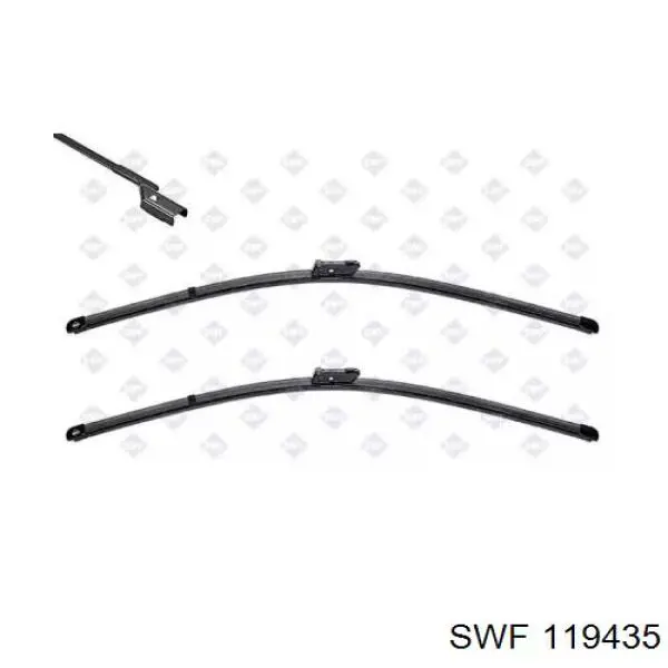 Limpiaparabrisas delanteras 119435 SWF