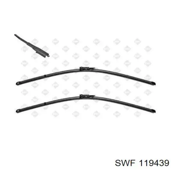 Limpiaparabrisas delanteras 119439 SWF