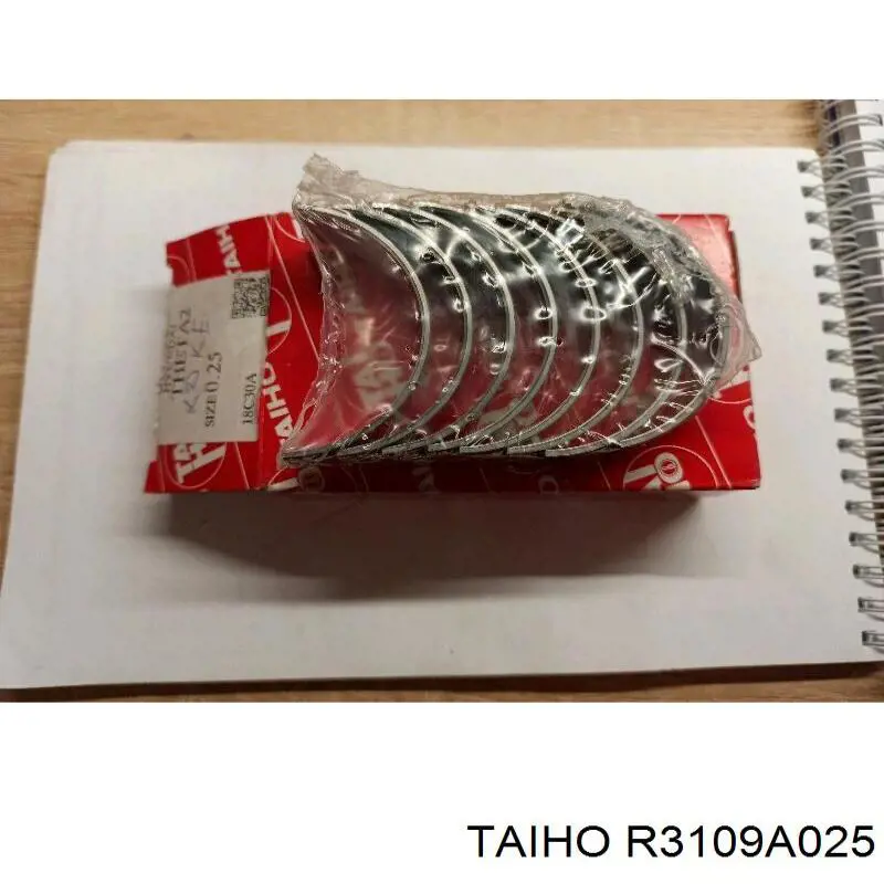 R3109A025 Taiho juego de cojinetes de biela, cota de reparación +0,25 mm