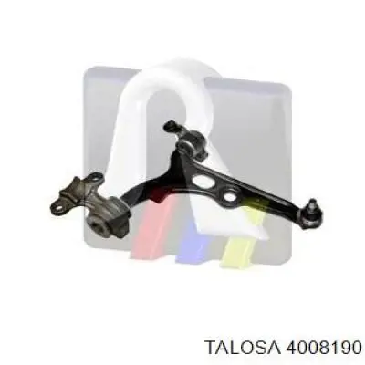 Brazo inferior derecho de la suspensión delantera Talosa 4008190
