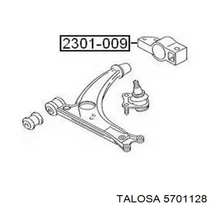 Comprar 5701128 Talosa Silentblock