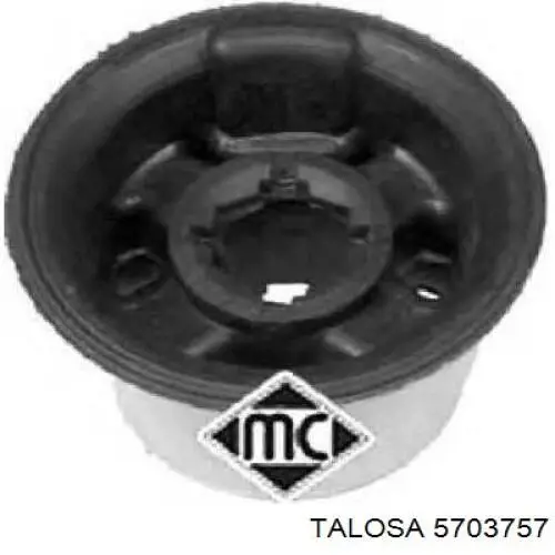 Silentblock del brazo de suspensión 5703757 Talosa
