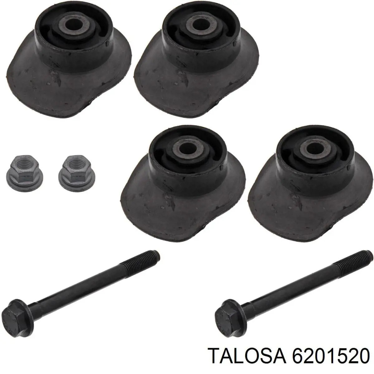 62-01520 Talosa suspensión, cuerpo del eje trasero