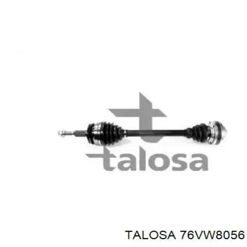 Semieje delantero izquierdo Talosa 76VW8056 precio, desde 96,36 EUR