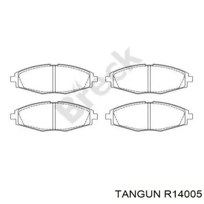 Pastillas de freno delanteras Chevrolet Spark (Matiz) M200, M250
