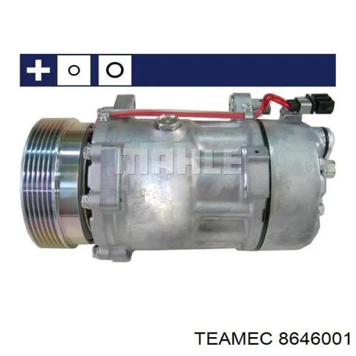 Compresor de aire acondicionado SD7V161100 VAG