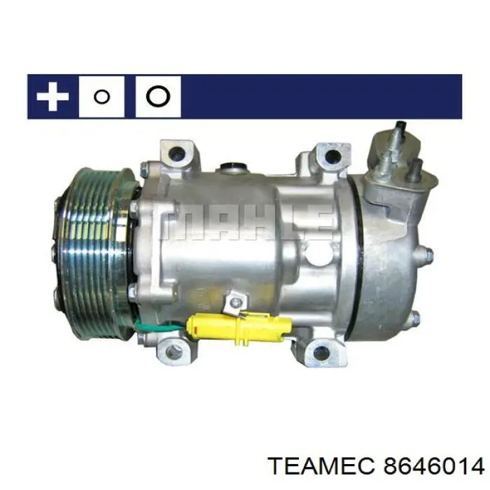 Compresor de aire acondicionado Peugeot Expert VF