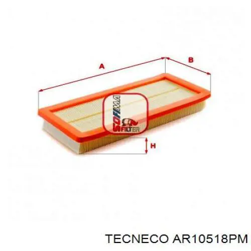 AR10518PM Tecneco filtro de aire
