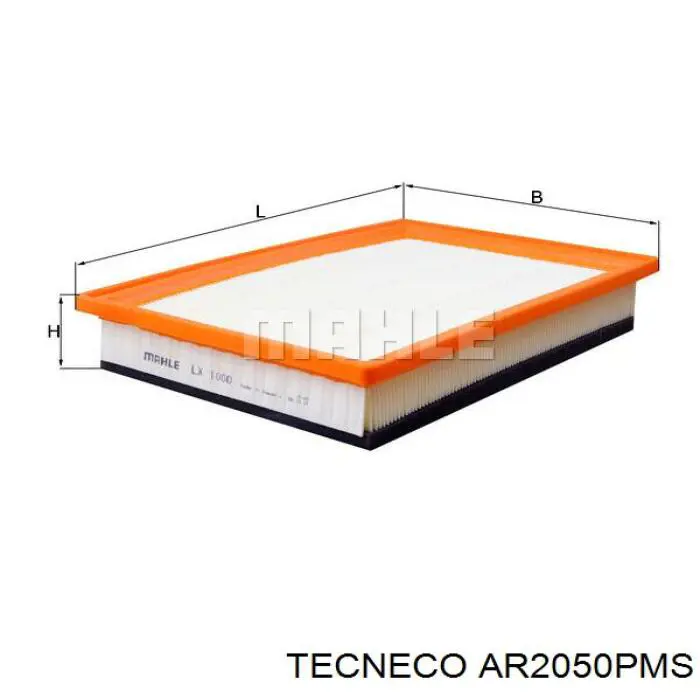 AR2050PMS Tecneco filtro de aire