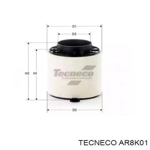 Comprar AR8K01 Tecneco Filtro de aire