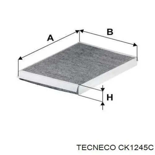 CK1245C Tecneco filtro habitáculo