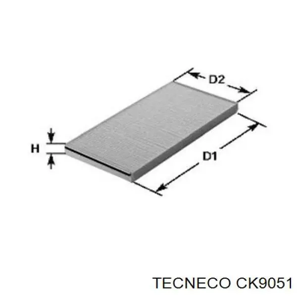 CK9051 Tecneco filtro habitáculo