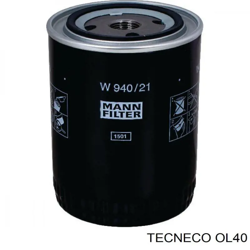 OL40 Tecneco Filtro aceite