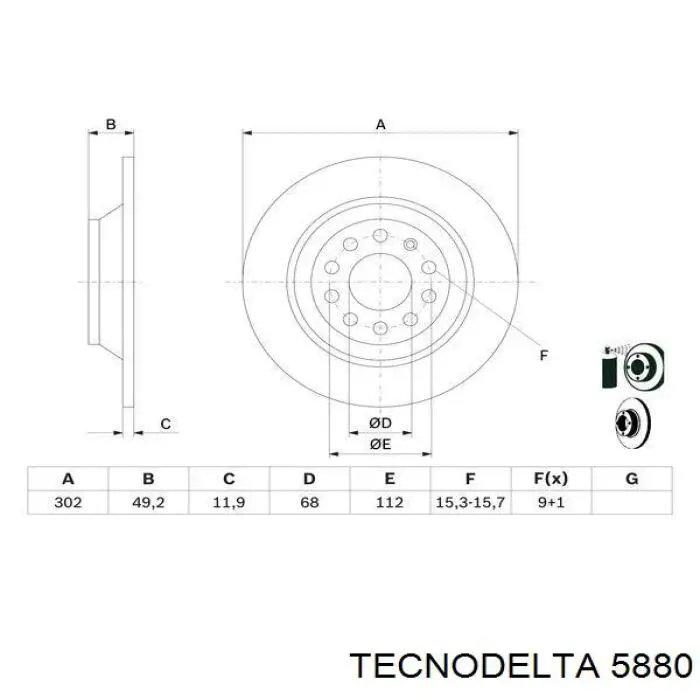Cilindro principal de freno Peugeot 205 1 741A, C