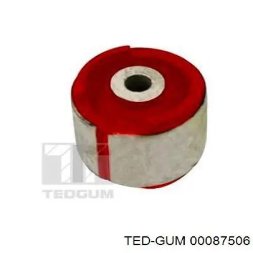 00087506 Ted-gum silentblock de mangueta trasera