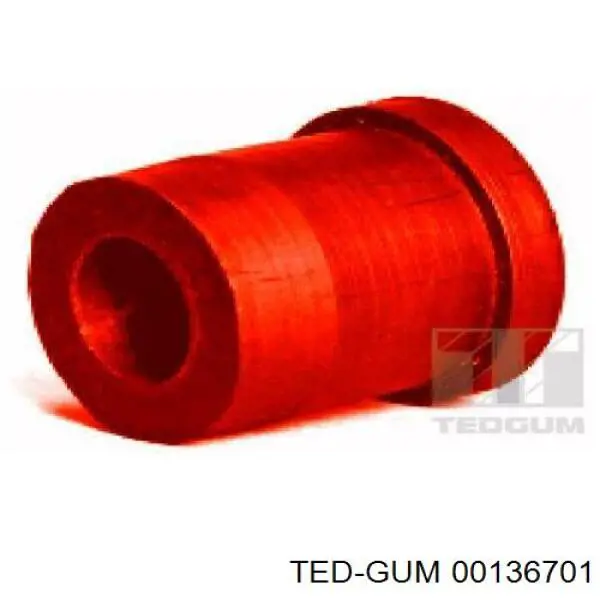 00136701 Ted-gum silentblock delantero de ballesta delantera