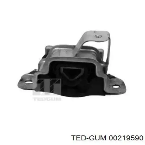 00219590 Ted-gum soporte, motor izquierdo, trasero