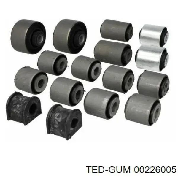 Comprar 00226005 Ted-gum Buje del brazo inferior trasero