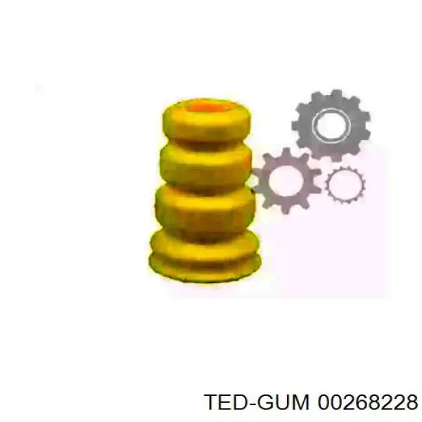 00268228 Ted-gum almohadilla de tope, suspensión delantera