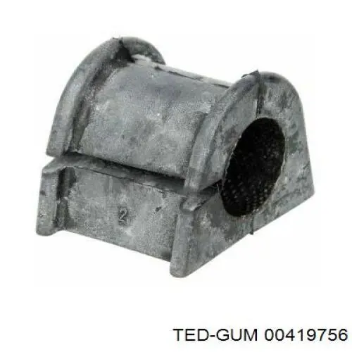 Buje de barra estabilizadora delantera 00419756 Ted-gum