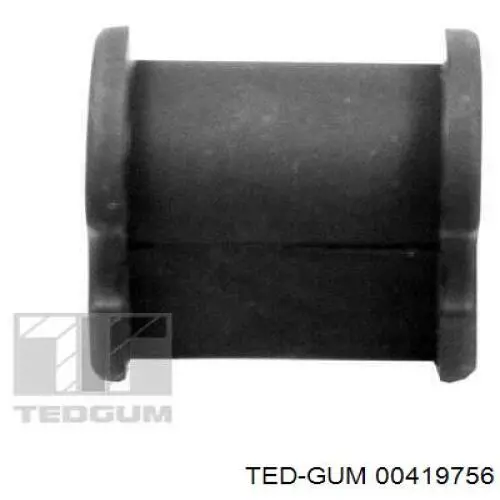 Buje de barra estabilizadora delantera 00419756 Ted-gum