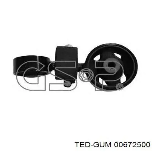 00672500 Ted-gum soporte, motor, derecho superior
