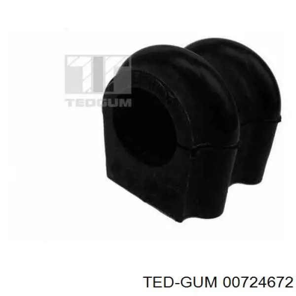 Soporte estabilizador, Eje delantero Ted-gum 00724672