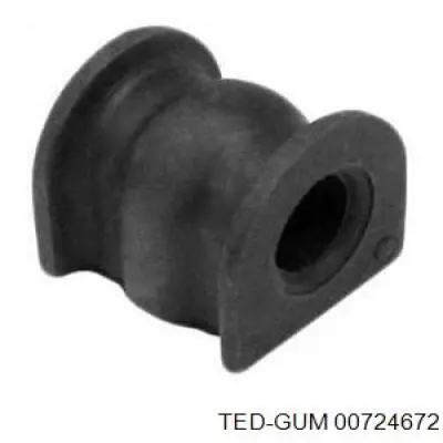 Buje de barra estabilizadora delantera 00724672 Ted-gum