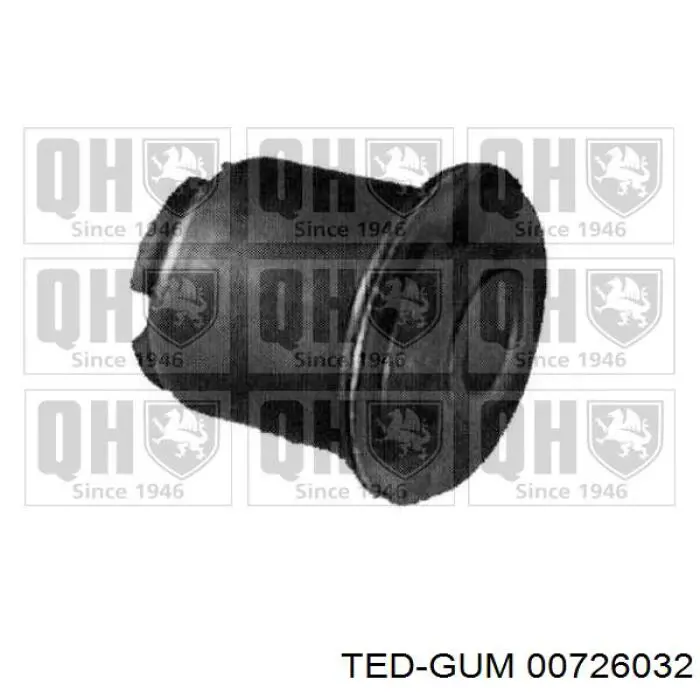 00726032 Ted-gum Silentblock del puente trasero