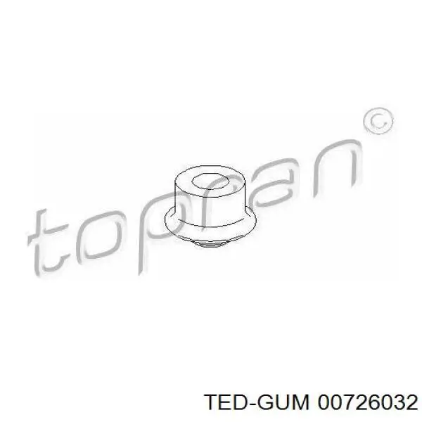 Silentblock trasero 00726032 Ted-gum