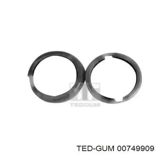 00749909 Ted-gum Juego de reparación de pivote de muñón de dirección