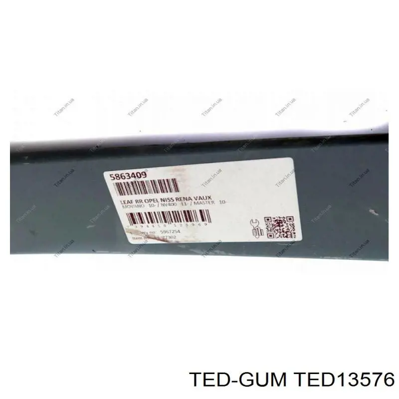Comprar TED13576 Ted-gum Silentblock delantero de ballesta trasera