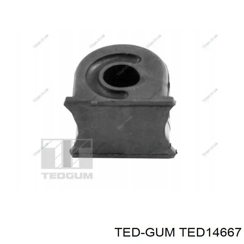 TED14667 Ted-gum casquillo de barra estabilizadora delantera