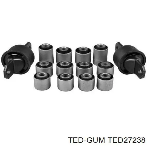 TED27238 Ted-gum bloque silencioso trasero brazo trasero delantero