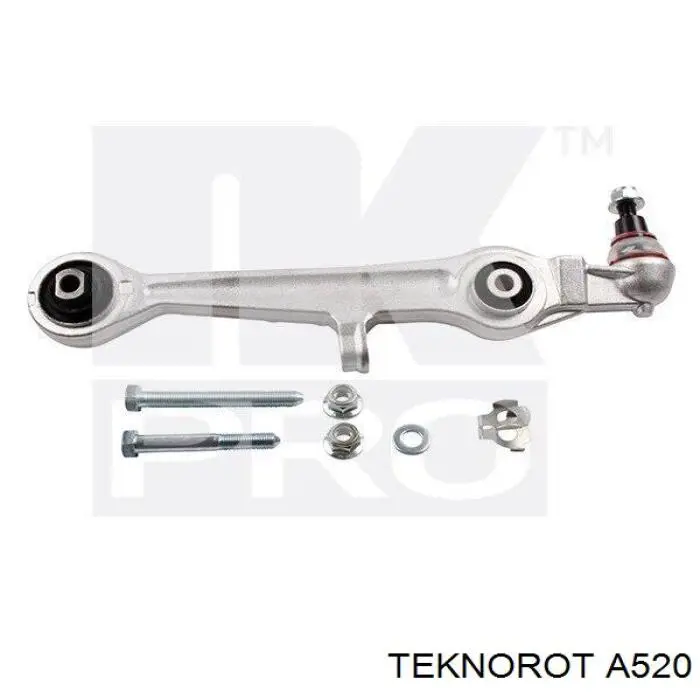 Brazo inferior izquierdo/derecho de suspensión delantera Teknorot A520 precio, desde 36,69 EUR