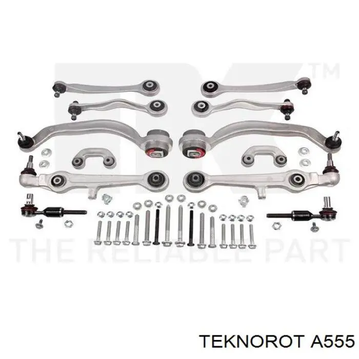 A-555 Teknorot kit de brazo de suspension delantera
