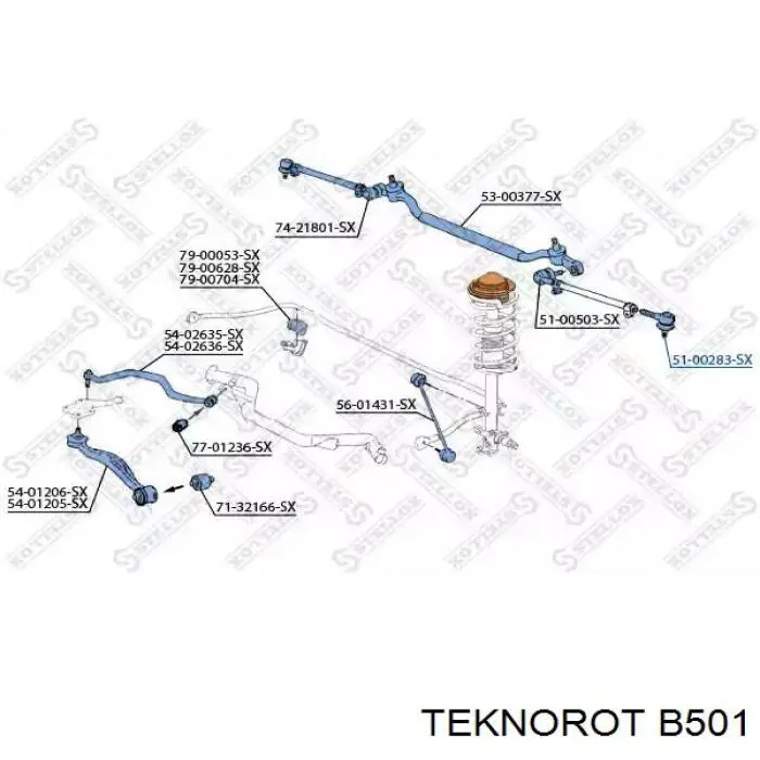 Rótula barra de acoplamiento exterior BMW 5 E34